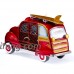 DecoBREEZE Table Fan Two-Speed Electric Circulating Fan  Red Woody Car Figurine Fan - B004C3KR4K